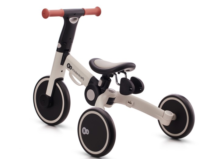 Kinderkraft 4TRIKE Ticycle/Balance Bike - Silver Grey