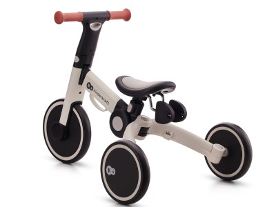 Kinderkraft 4TRIKE Ticycle/Balance Bike - Silver Grey