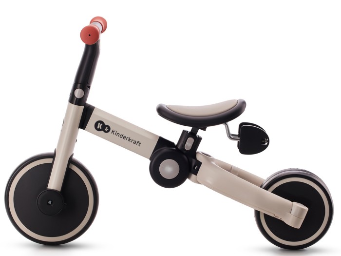 Kinderkraft 4TRIKE Ticycle/Balance Bike - Silver Grey