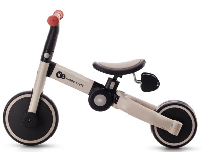 Kinderkraft 4TRIKE Ticycle/Balance Bike - Silver Grey