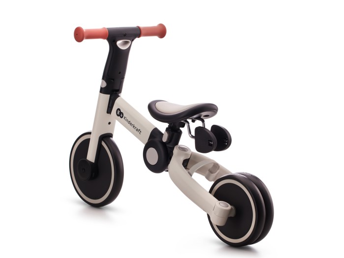 Kinderkraft 4TRIKE Ticycle/Balance Bike - Silver Grey