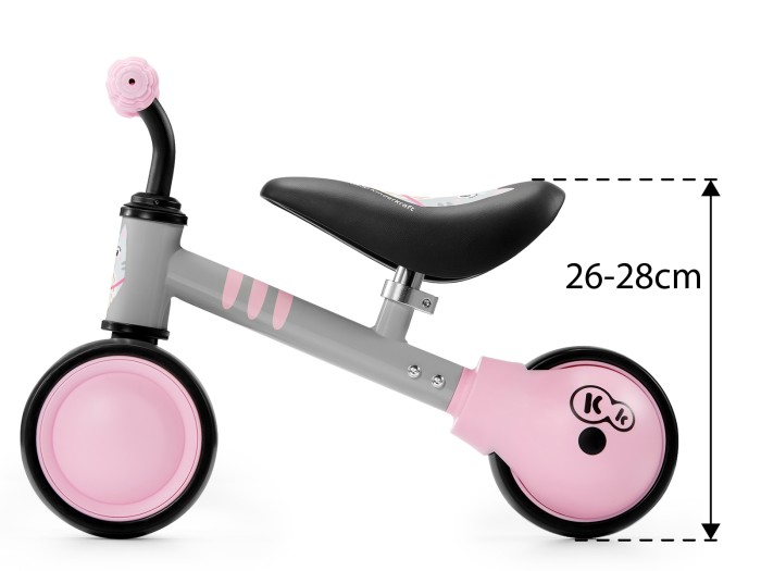 Kinderkraft Cutie mini Balance Bike - Pink