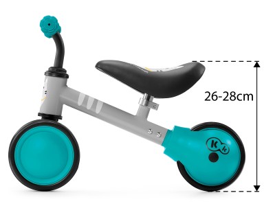 Kinderkraft Cutie mini Balance Bike - Turquoise