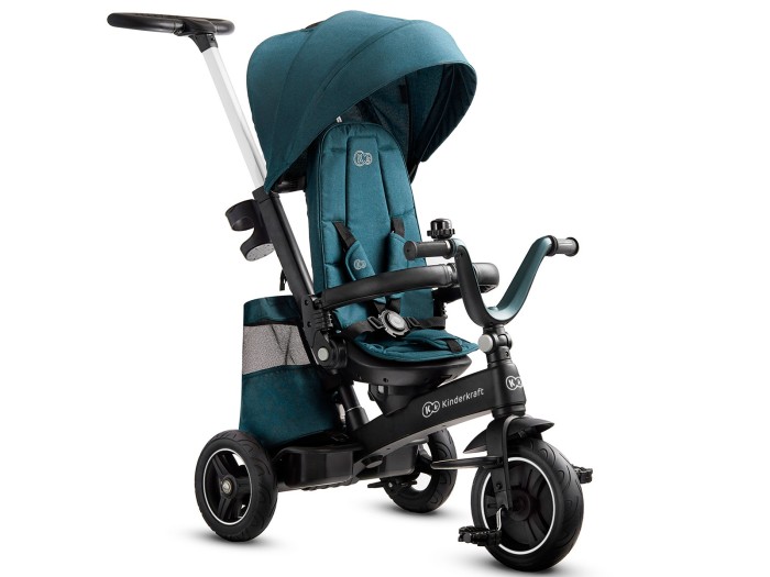 Kinderkraft Easytwist Tricycle - Midnight Green