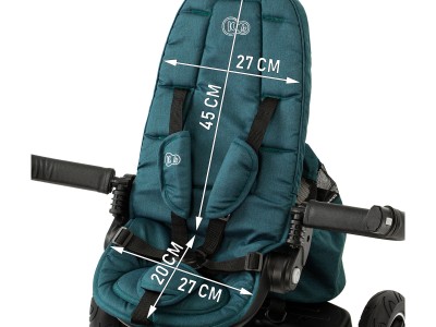 Kinderkraft Easytwist Tricycle - Midnight Green