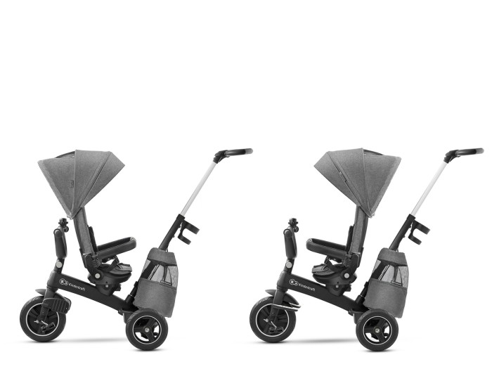 Kinderkraft Easytwist Tricycle - Platinum Grey