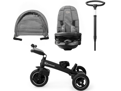 Kinderkraft Easytwist Tricycle - Platinum Grey