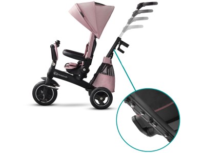 Kinderkraft Easytwist Tricycle - Mauvelous Pink