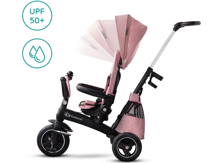 Kinderkraft Easytwist Tricycle - Mauvelous Pink