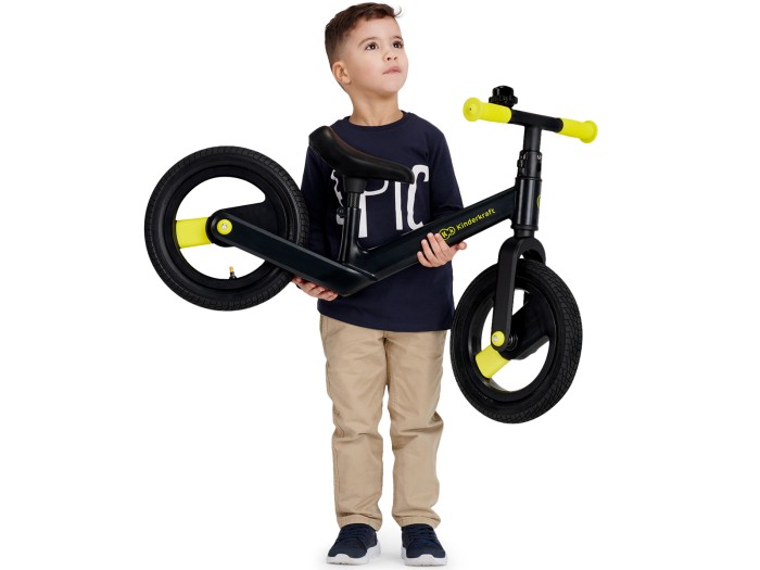 Kinderkraft GoSwift Balance Bike - Black Volt