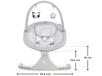 Kinderkraft Luli Baby Rocker - Grey