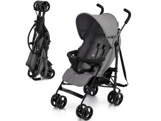 Kinderkraft TIK pushchair - Stone Grey bundle demo