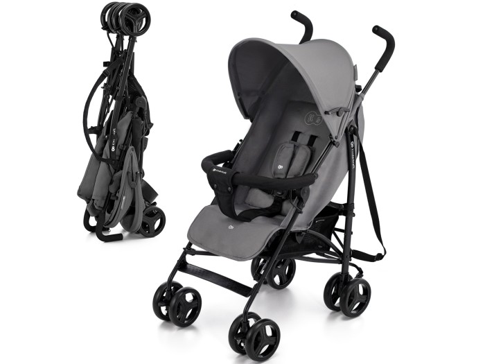 Kinderkraft TIK pushchair - Stone Grey bundle demo